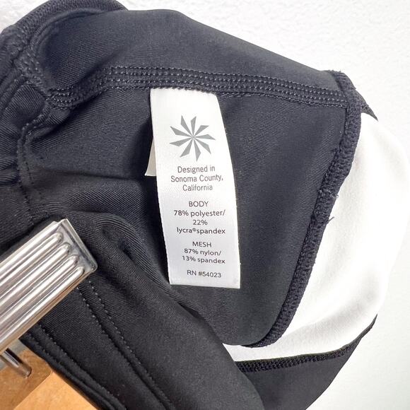 Athleta Black Marble Precision 7/8 Tight High Rise Size Medium - Picture 9 of 9